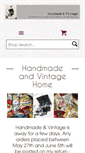 Mobile Screenshot of handmadeandvintage.co.uk
